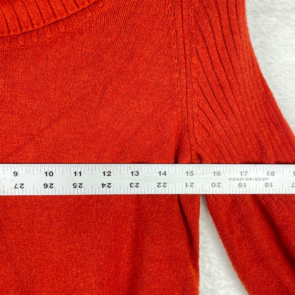 Anthropologie XS Paloma Pumpkin Cowl Neck Sweater Cozy Scandigirl Oversized Warm - Picture 7 of 15